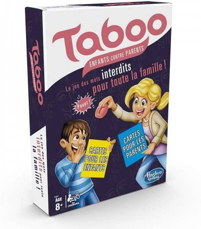 Cstore Hasbro Gaming Taboo, Family Edition Bordspel, Denkspel Franse Versie