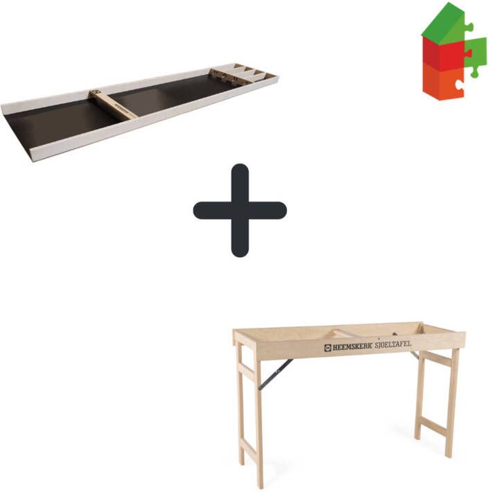 Heemskerk Set Sjoelbak Hs 10 + Sjoeltafel