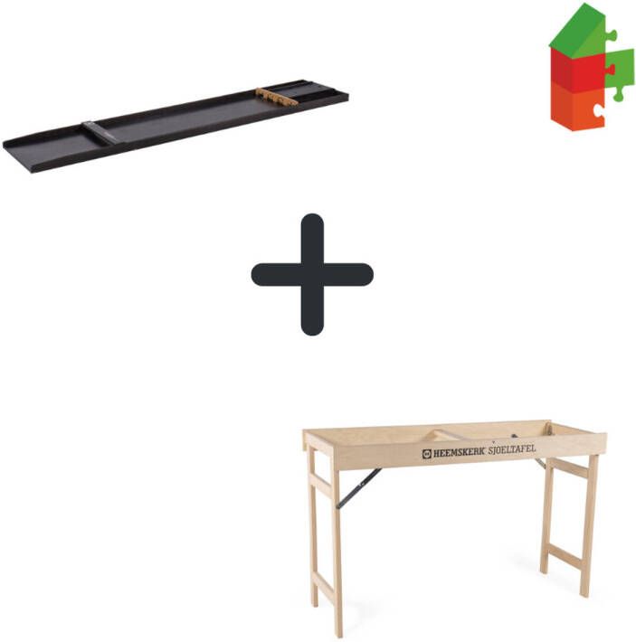 Heemskerk Set Sjoelbak Hs 30 Zwart + Sjoeltafel