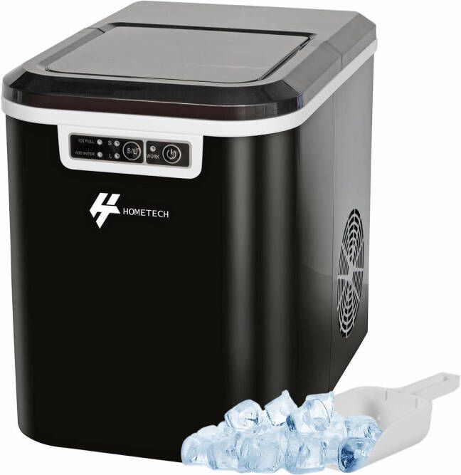 HomeTech Ht023 Ijsblokjesmachine Ijsblokjesmaker 2.2l Zwart