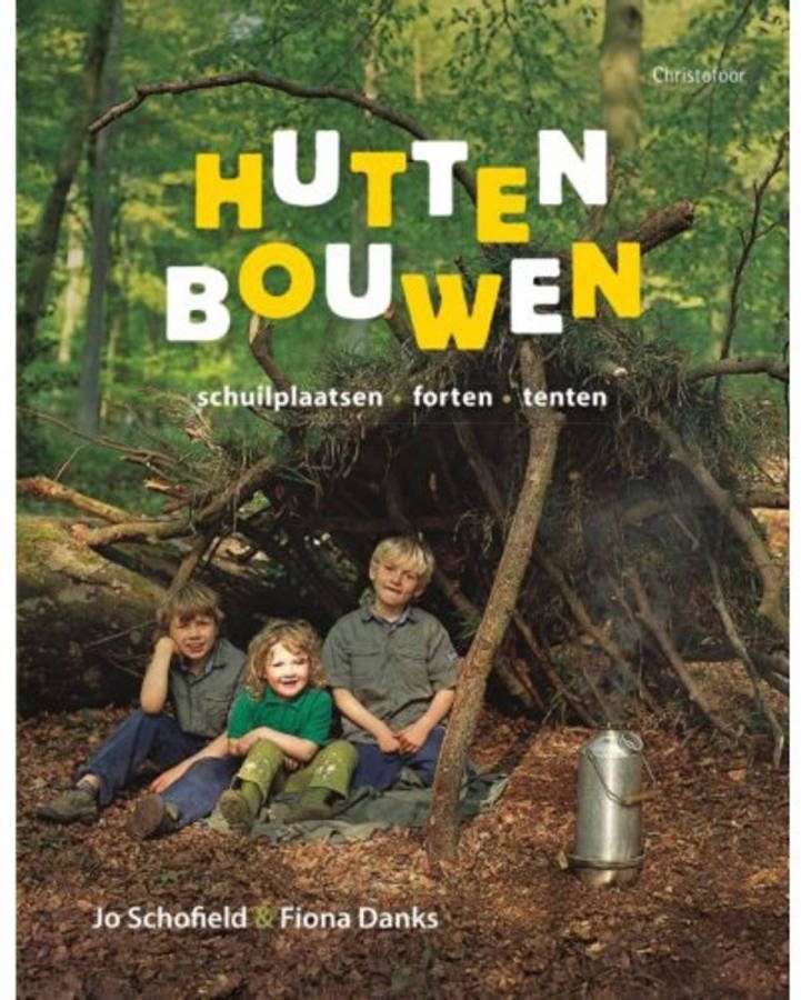 Hutten bouwen Jo Schofield en Fiona Danks