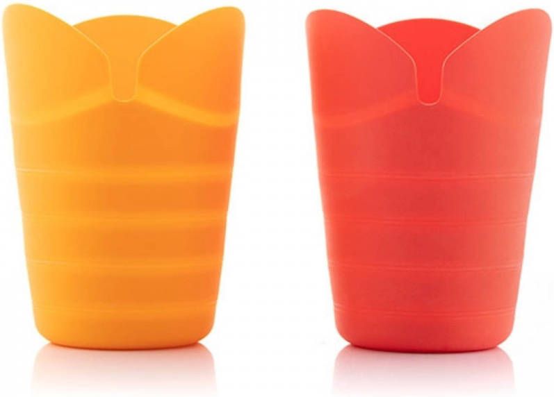 Innovagoods Inklapbare Siliconen Popcornpoppers Popbox(Set Van 2) Popcornmaker Popcorn Popcorn Bakjes Popcorn Maker