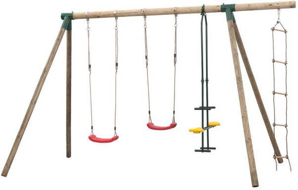 Intergard Houten Speeltoestel Houten Schommel Dani 350x220x220 Cm