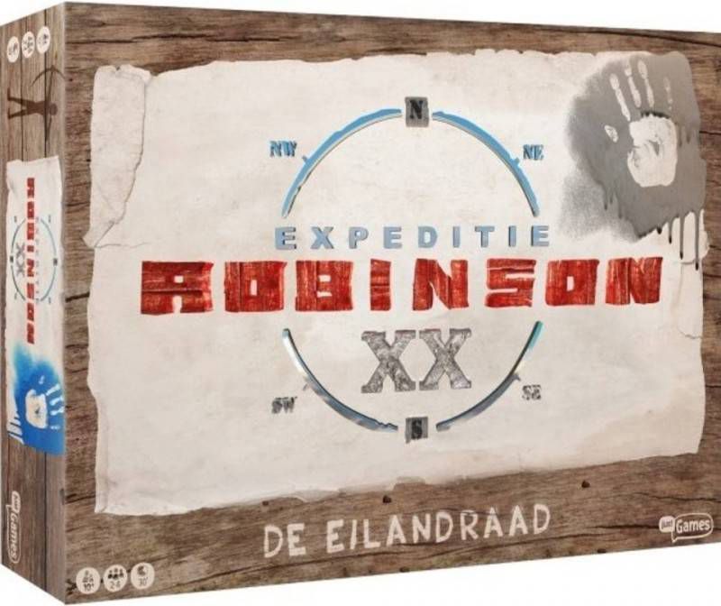 Just Games Expeditie Robinson De eilandraad (het bordspel) bordspel