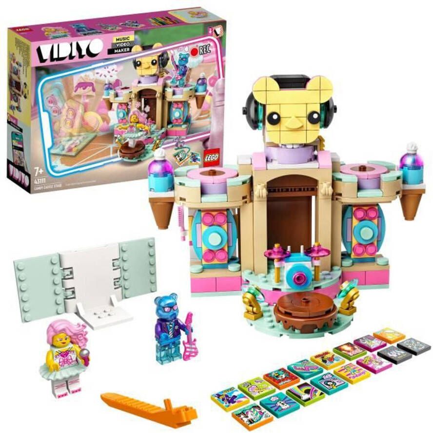 LEGO 43111 Vidiyo Candy Castle Stage Beatbox Muziekvideomaker, Muziekspeelgoed En Augmented Reality app Voor Kinderen