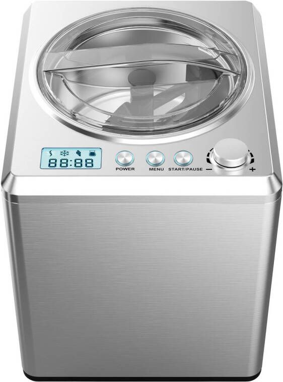 Melissa Volautomatische Ijsmachine Met Ingebouwde Compressor Roestvaststaal