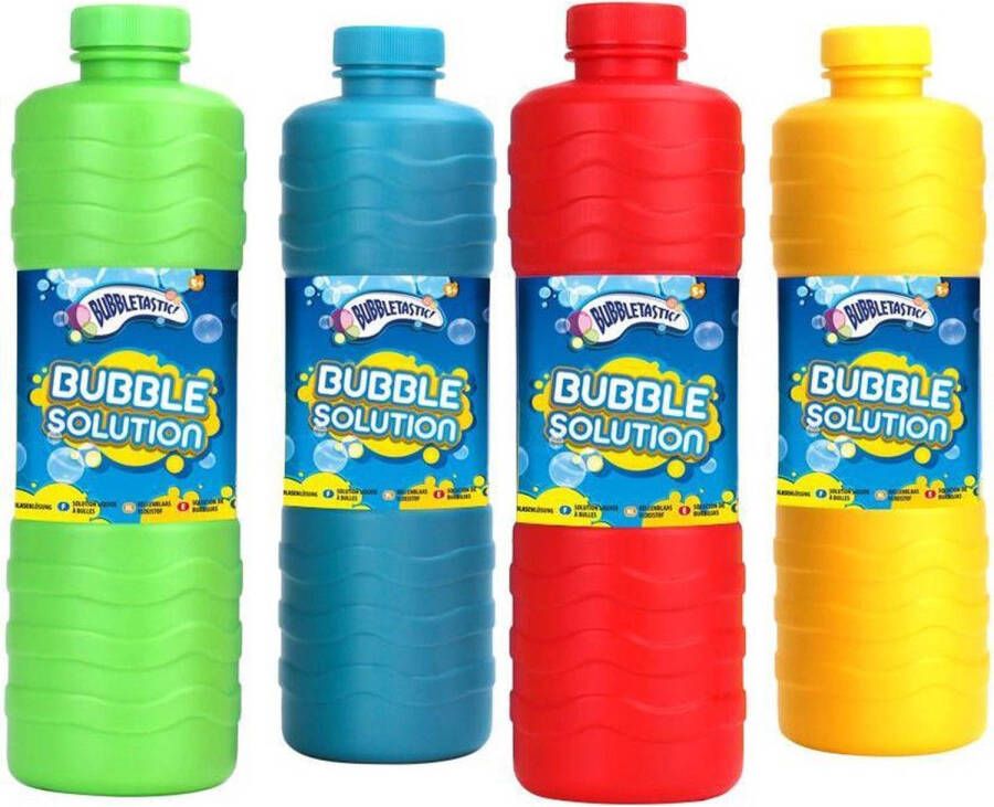 Merkloos 1x Fles Bellenblaas Navulling 1 Liter Bellenblaas