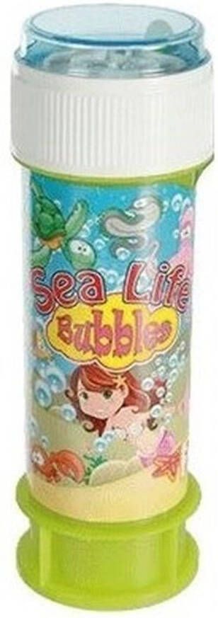 Merkloos 25x Bellenblaas Zeeleven Met Spelletje 60 Ml Bellenblaas