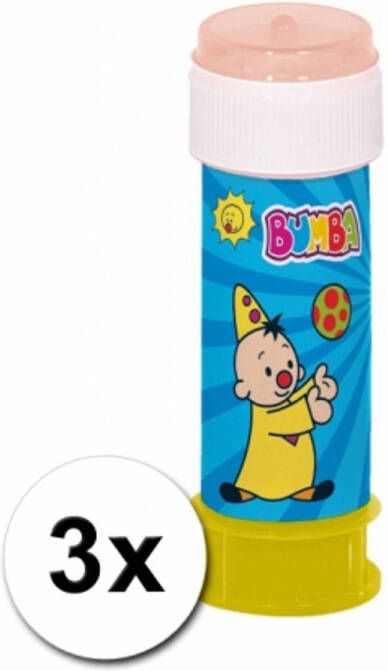 Merkloos 3x Bumba Bellenblaas Bellenblaas