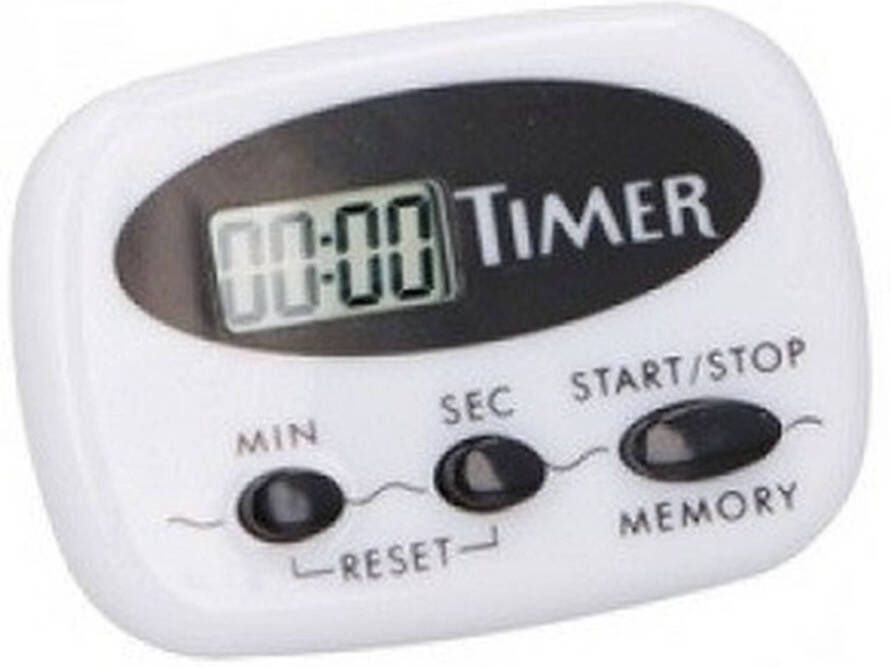 Merkloos Digitale Kookwekker Zwart 6 Cm Kookwekkers