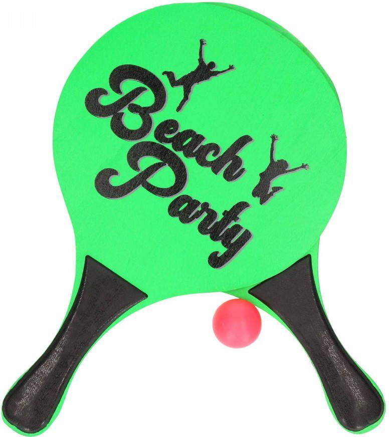 Merkloos Groene Beachball Set Buitenspeelgoed Beachballsets