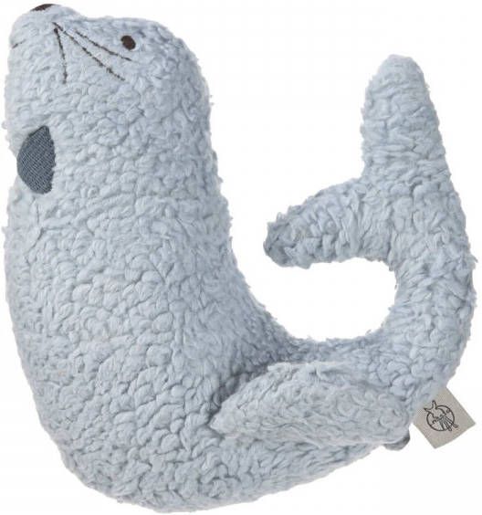 Lässig Gebreid Speeltje Knuffel Met Rammelaar Knetter More Magic Seal