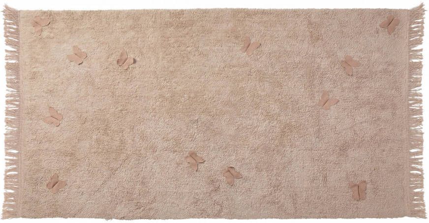 Lifetime Kidsrooms Vloerkleed Butterflies/Getuft Soft Pink