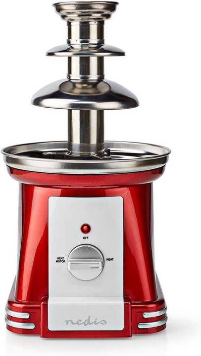 Nedis Chocoladefontein Fccf100frd Rood