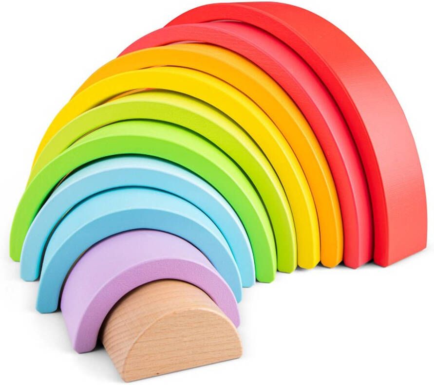 New Classic Toys Vormenpuzzel Rainbow Junior Hout 10 delig