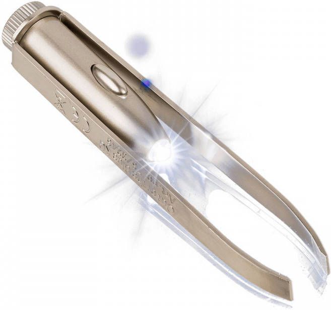 Out of the Blue Badkamer Pincet Met Led Lampje Verlichting 9 Cm Pincetten