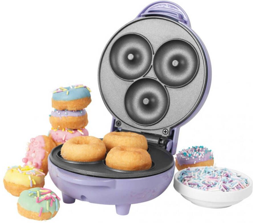 Petra Retro Donutmaker Anti aanbaklaag Paars