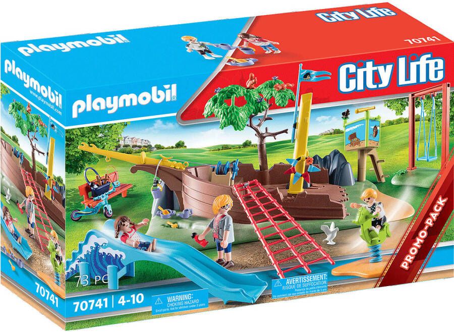 PLAYMOBIL City Life Avontuurlijke Speeltuin Met Scheepswrak