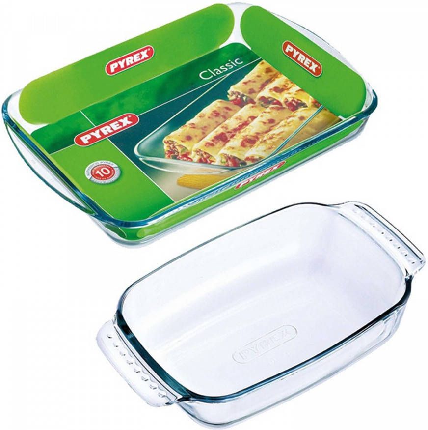 Pyrex 2x Glazen Ovenschalen 1, 2 En 3, 7 Liter Ovenschalen
