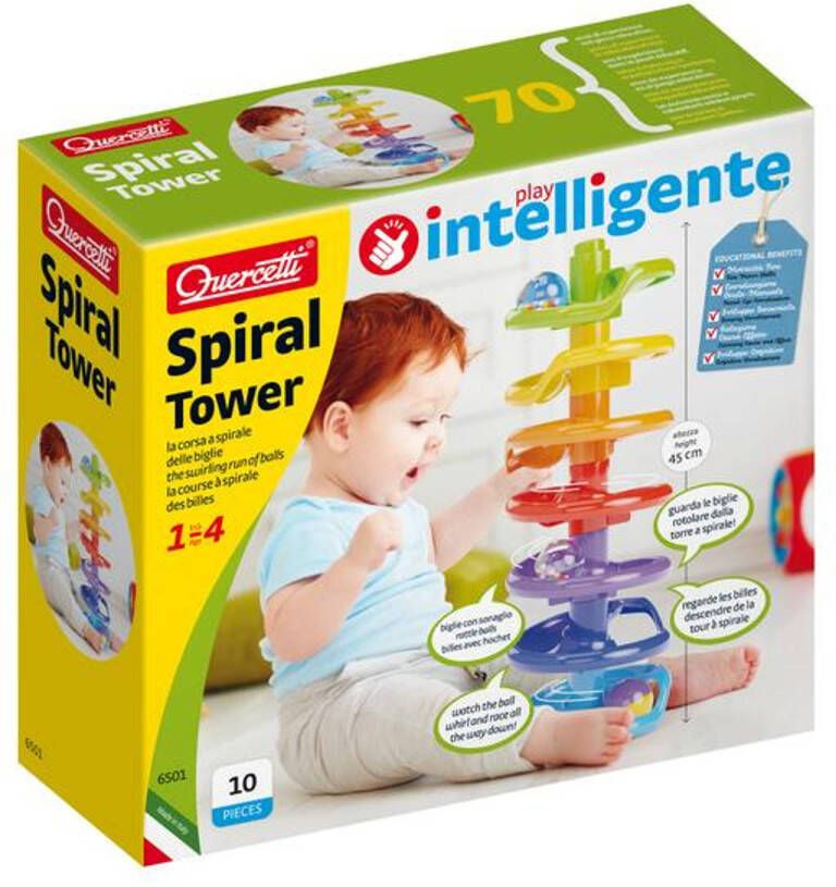 Quercetti Knikkerbaan Spiraal Junior 10 delig