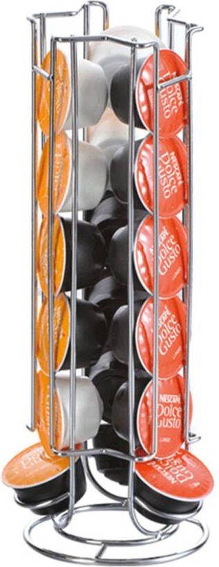 QUVIO Koffiecups Standaard Voor Dolce Gusto Capsules Chroom