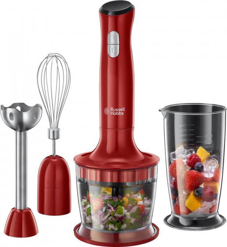 Russell Hobbs 24700-56 Desire 3-in-1 Han Blender Rood