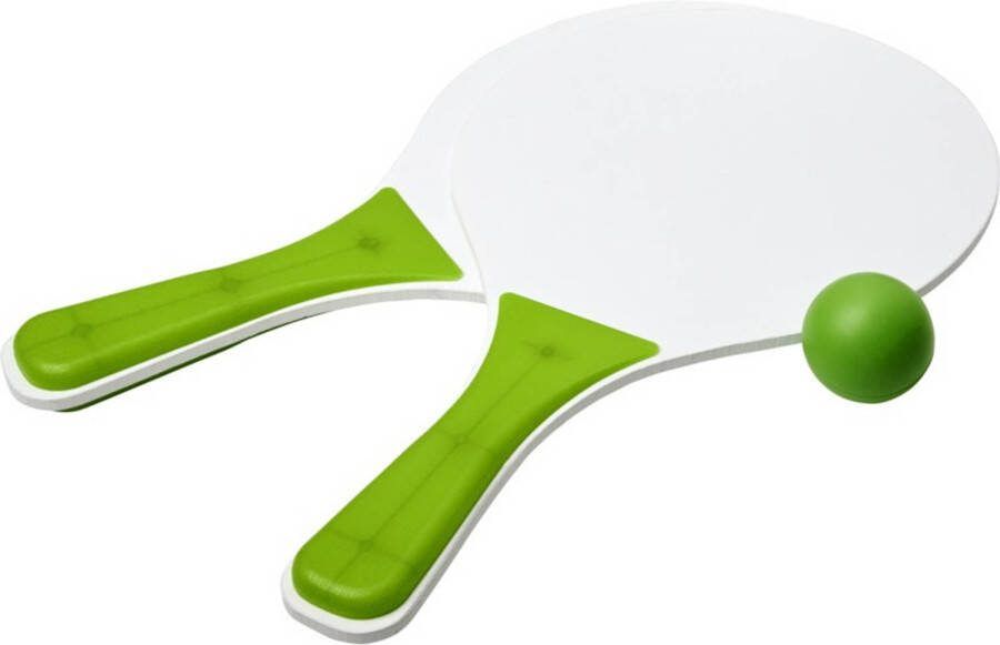 Shoppartners Groen/witte Beachball Set Buitenspeelgoed Beachballsets