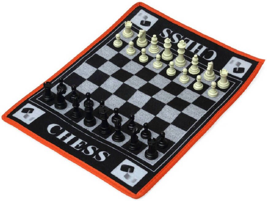 Shoppartners Reisspellen/bordspellen Schaken Set Denkspellen