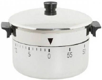 Items Ronde Pannen Kookwekker Wit Ijzer 7 Cm Kookwekkers