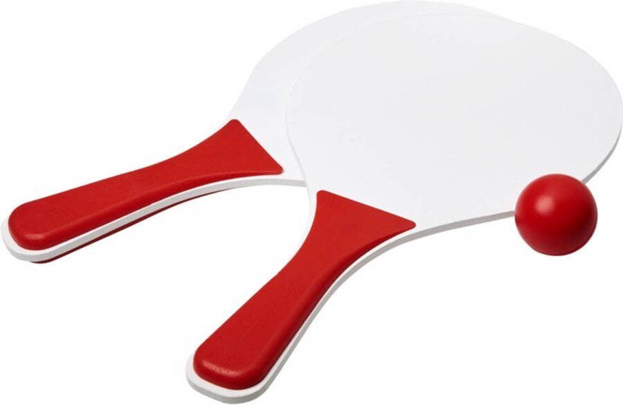 Shoppartners Rood/witte Beachball Set Buitenspeelgoed Beachballsets