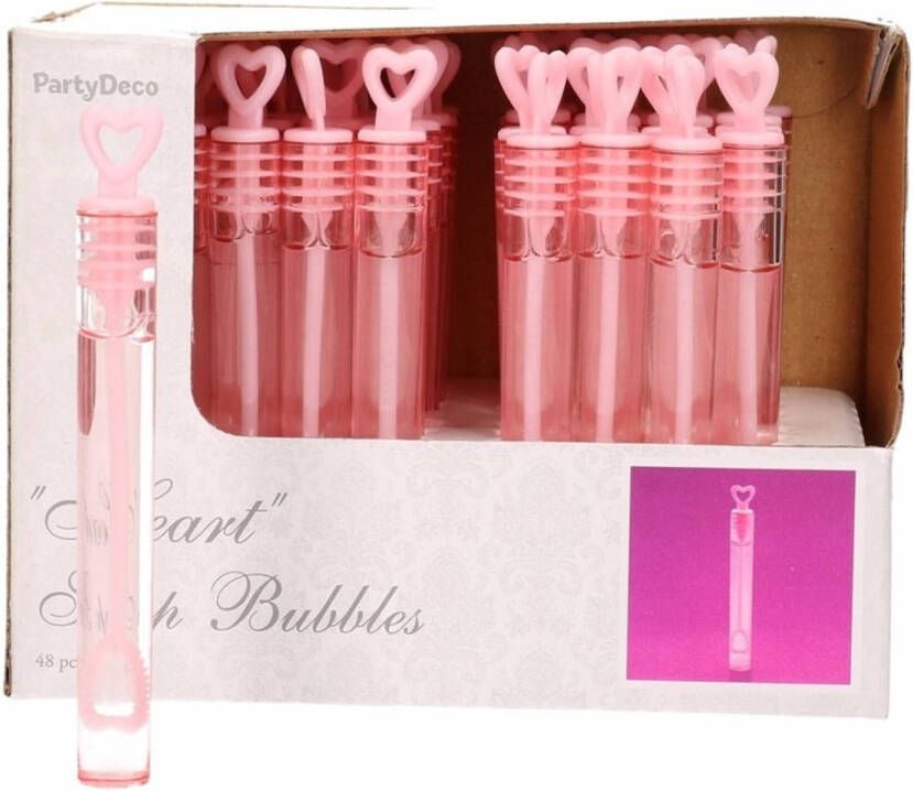 Shoppartners Roze Bruiloft Bellenblaas Met Hartje 96x Bellenblaas