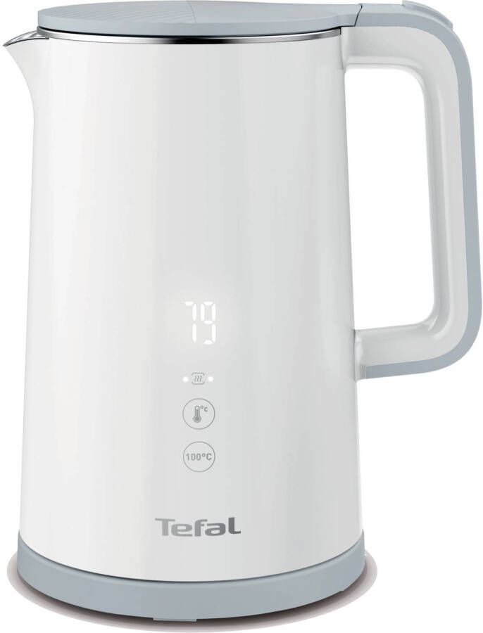 Tefal Waterkoker KO6931, 1, 5 l, Digitale aanduiding, 5 temperatuurstanden, 1, 5 L, warmhoudfunctie, 360° draaibaar, live temperatuur