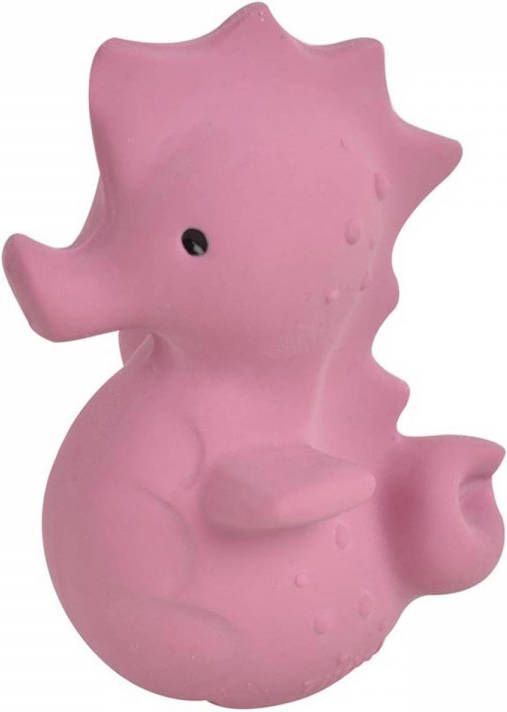 Tikiri Bijt En Badspeeltje Met Rammelaar Zeepaardje 11 Cm Paars