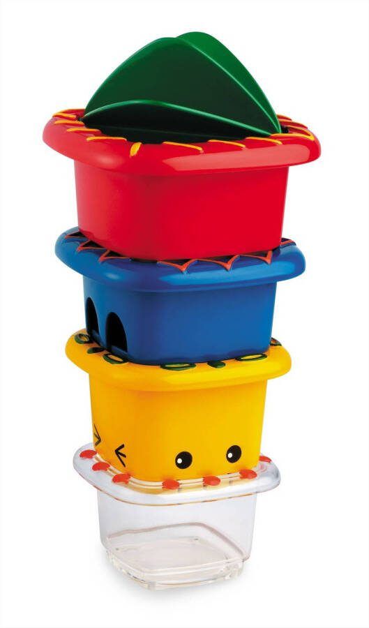 Tolo Toys Tolo Classic Badspeelgoed Stapelbekers 4 Stuks