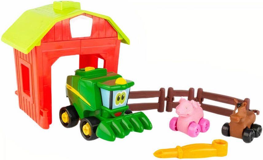 Tomy Tractor Bouw Een Buddy Corey Junior 15 Cm Groen/geel