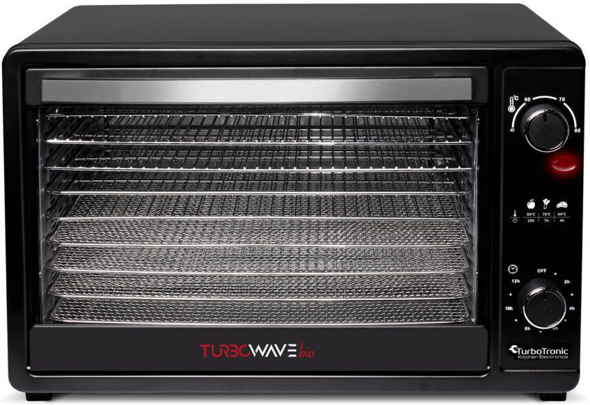 TurboTronic Fd45 Voedseldroger 45 Liter Zwart