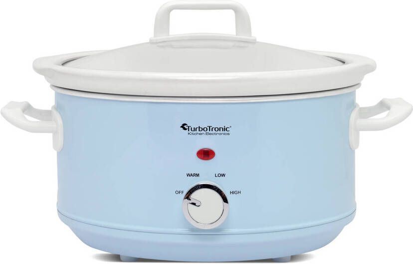 TurboTronic Sc3p Slowcooker Stomer 3.5 Liter Blauw