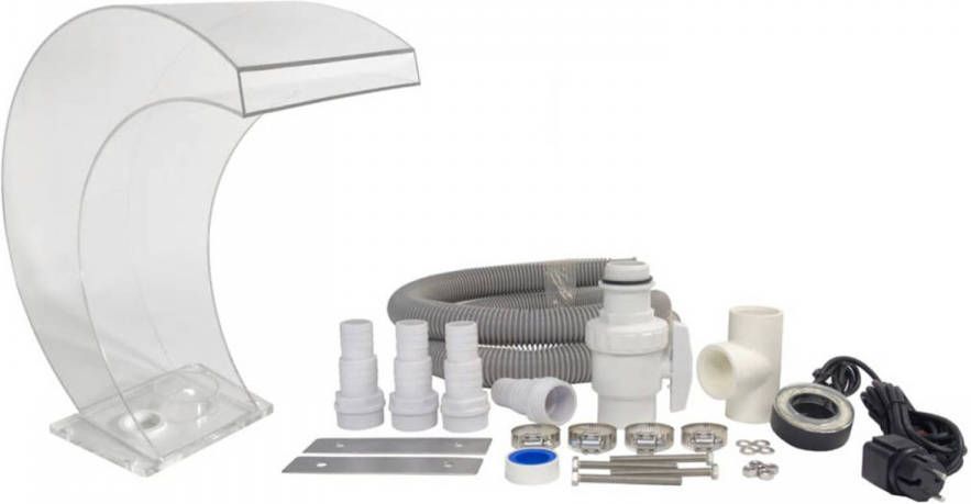 Ubbink Waterval Mamba Acryl met led verlichting