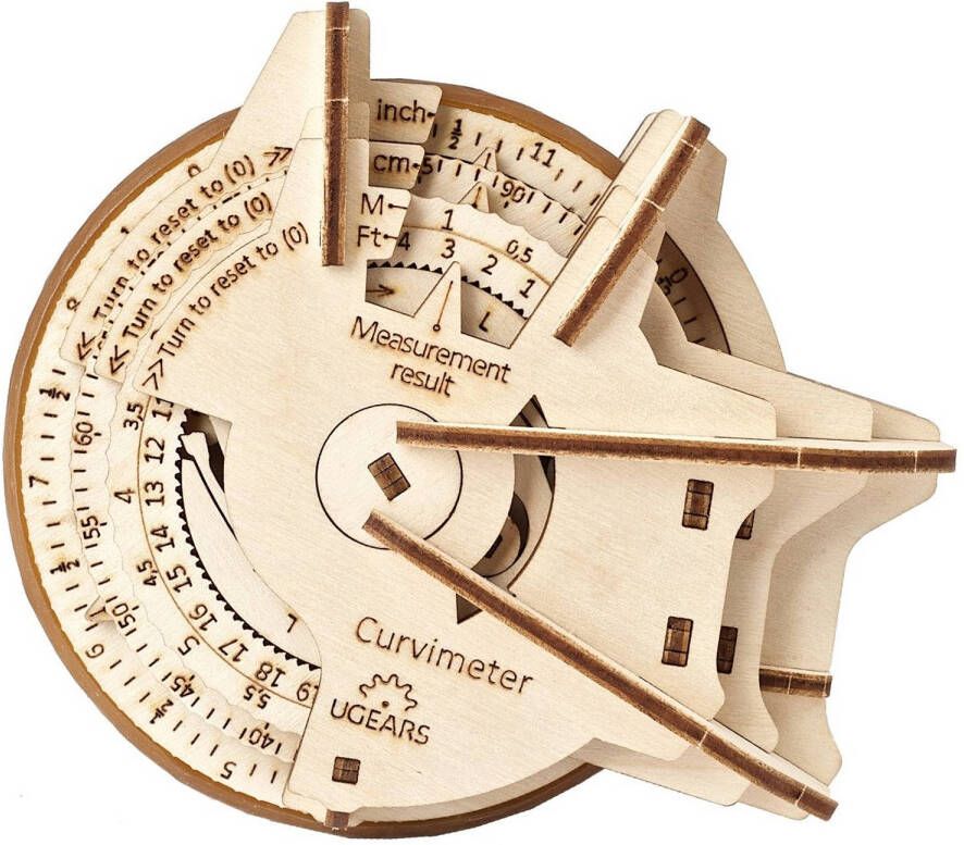 Ugears Houten Modelbouw Stem Lab Curvimeter
