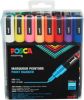 Posca paintmarker PC 3M, etui met 16 stuks in geassorteerde kleuren online kopen