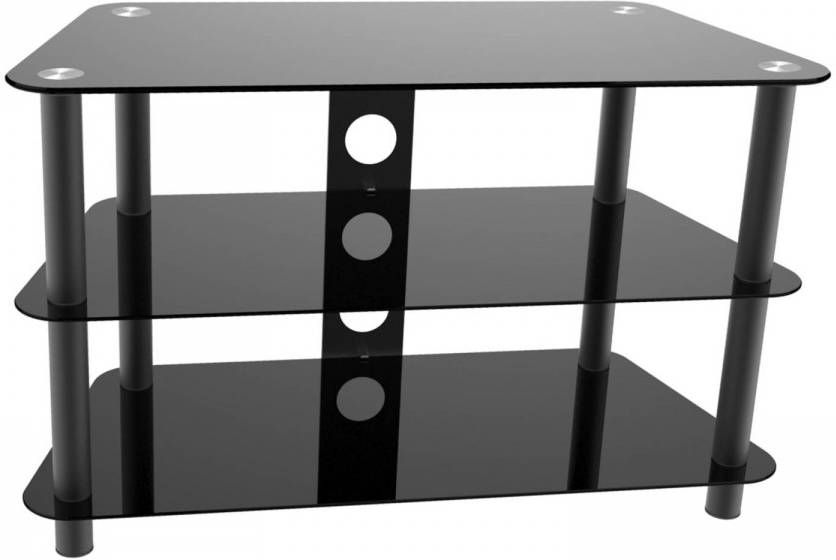 VDD Tv Kast Meubel Tv Dressoir Audio Meubel 80 Cm Breed Zwart