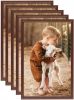 VidaXL Fotolijsten 5 St Voor Wand Of Tafel 59, 4x84 Cm Mdf Bruin online kopen