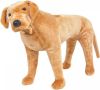 VidaXL Speelgoedhond Labrador Staand Xxl Pluche Lichtbruin online kopen