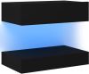 VidaXL Tv meubel Met Led verlichting 60x35 Cm Zwart online kopen