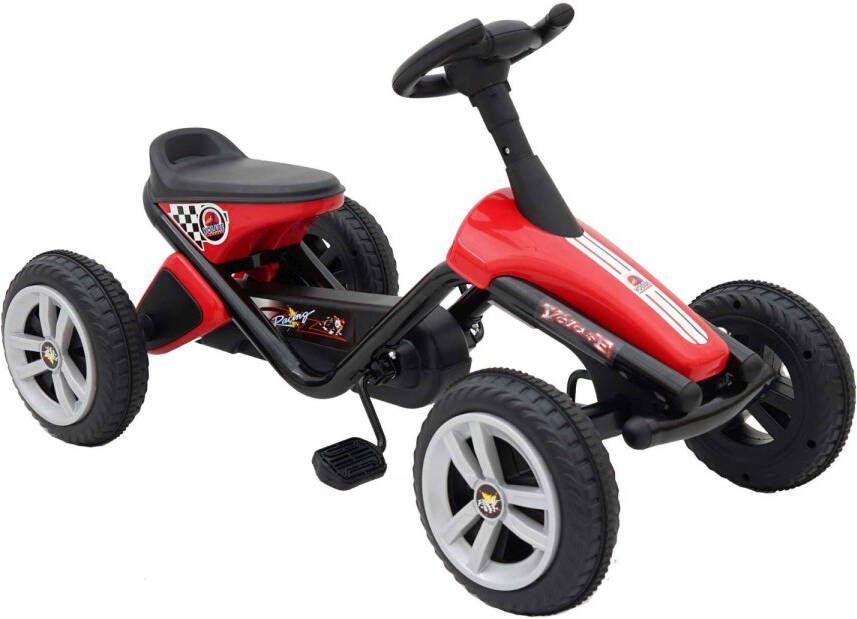 Volare Gocart Skelter 10 Inch Junior Rood/zwart
