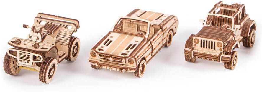 Wood Trick Autoset Van 3 Houten Modelbouw