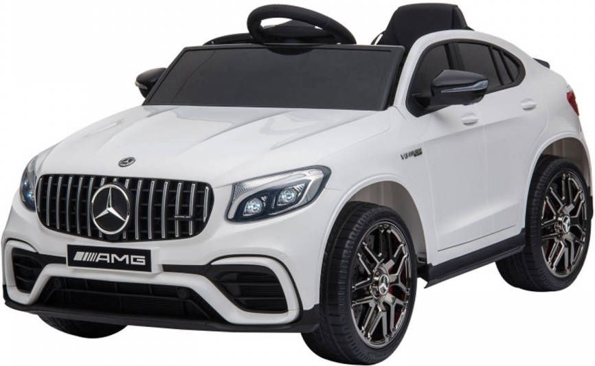 Zenzee Elektrische Kinderauto Mercedes Amg Afstandsbediening Buitenspeelgoed 2, 5 Tot 5 Jaar Wit 115 X 70 X 55 Cm