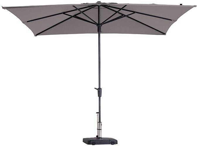 Madison Parasol Syros Vierkant Opdraai 280x280cm Taupe