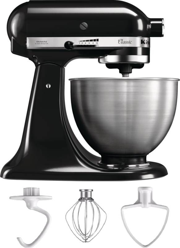 KitchenAid Classic Mixer 5K45SSEOB Zwart