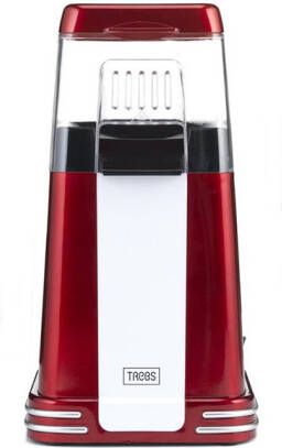 Trebs Popcornmaker Retro 99387 Rood zilver